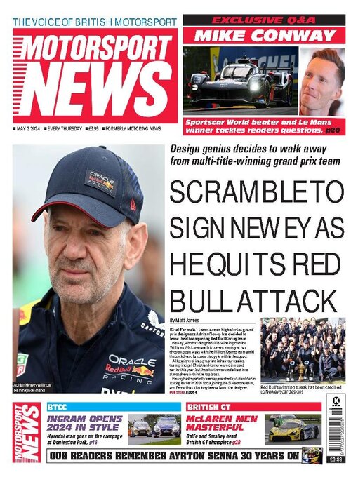 Title details for Motorsport News by Kelsey Publishing Ltd - Wait list